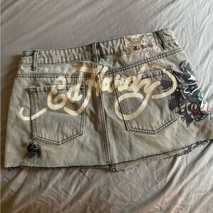 Ed hardy skirt, basically brand new only worn once